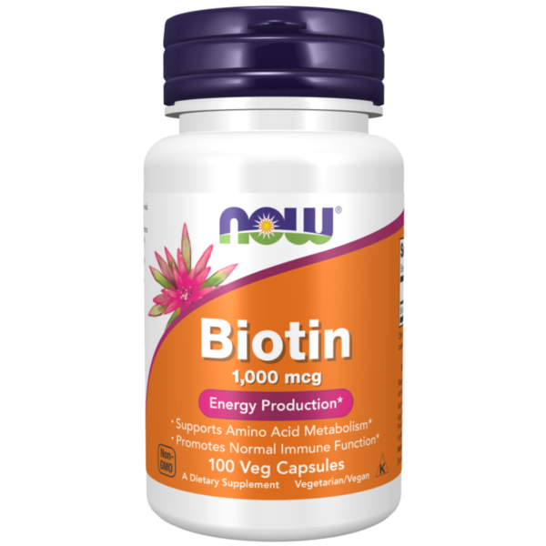 Now Biotin 1000mcg Caps 100's
